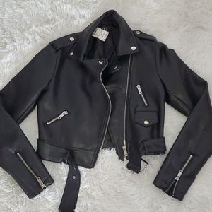 COPY - Leather Crop Jacket
